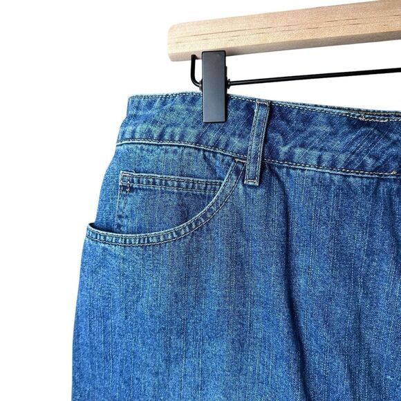 St. John’s Bay Vintage Jean Maxi Skirt Size 16 | High Rise Modest Capsule Denim - Picture 3 of 7